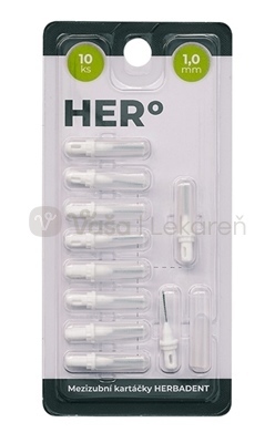 Herbadent HERo Electra Medzizubná kefka 1,0 mm (biela)