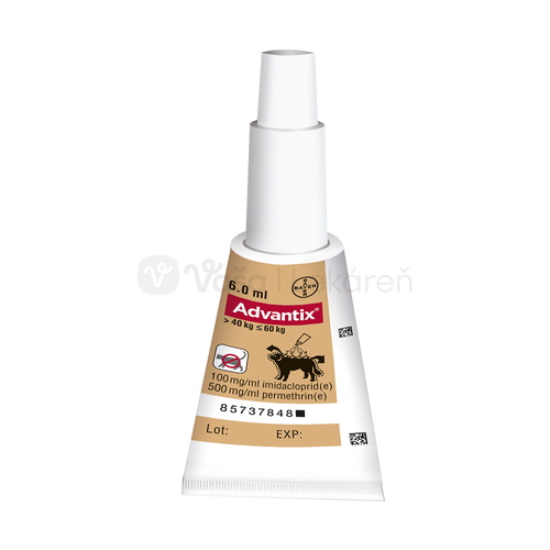 Advantix Spot on 1x6.0ml psy 40-60kg