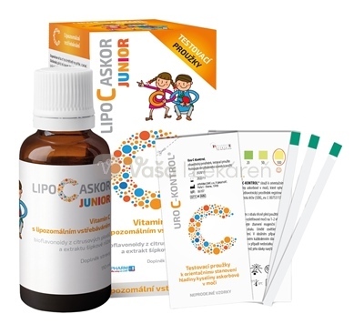 Lipo C Askor JUNIOR, vitamín C s lipozomálnym vstrebávaním