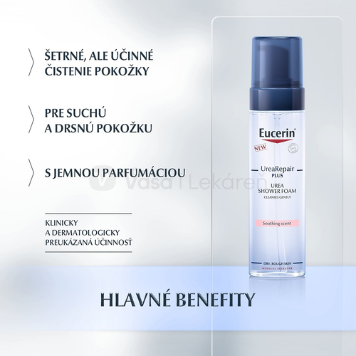 Eucerin UreaRepair Plus Sprchová pena na suchú a drsnú pokožku