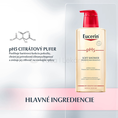 Eucerin pH5 Sprchový gél na suchú citlivú pokožku