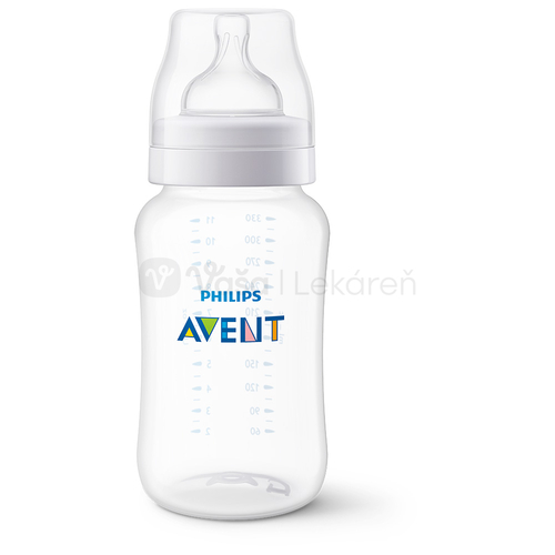 AVENT Fľaša Anti-colic, cumlík 3m+, antikolikový ventil