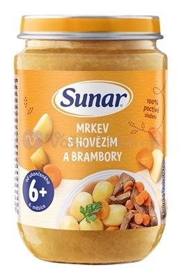 Sunar Mrkva s hovädzím a zemiaky (od ukončeného 6. mesiaca)