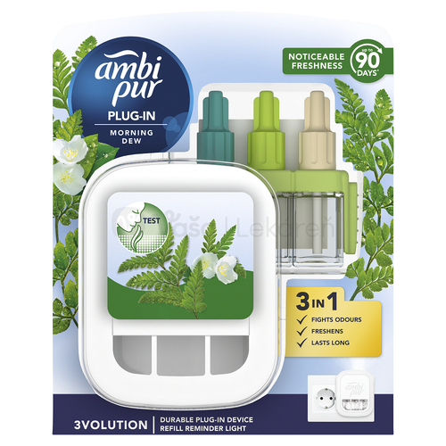 Ambi Pur 3Volution Morning Dew Štartovacia súprava elektrického osviežovača vzduchu