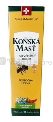 SwissMedicus Konská masť so včelím jedom