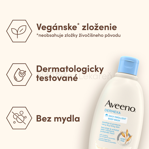 Aveeno Dermexa Emolienčný sprchovací gél