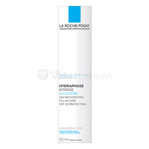 La Roche-Posay Hydraphase intenzívny hydratačný ľahký krém s UV ochranou