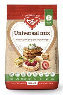 Liana Universal Mix Bezlepková univerzálna zmes na múčne jedlá