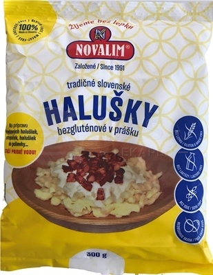 Novalim Bezlepkové halušky v prášku