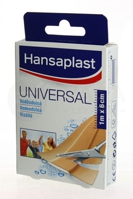 Hansaplast Universal Water Resistant Vodeodolná náplasť (6 cm x 1 m)