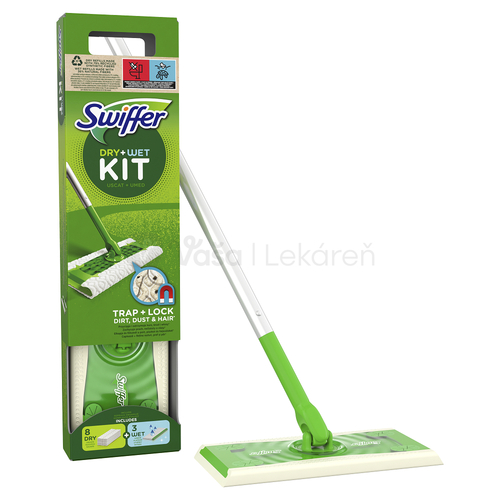 Swiffer Sweeper Dry + Wet Štartovacia sada na podlahy