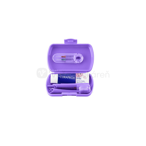 Curaprox Kids Travel set (fialový)