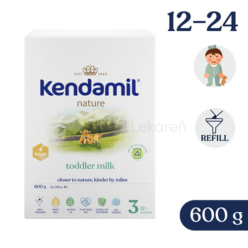 Kendamil Nature 3 HMO+ Mliečna výživa malých detí (od ukončeného 12. mesiaca)