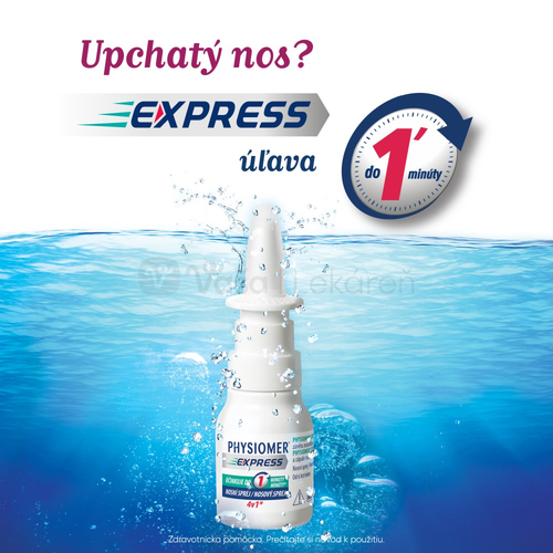 Physiomer Express Hypertonický nosový sprej