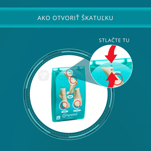 Compeed Gélová náplasť na pľuzgiere Mix