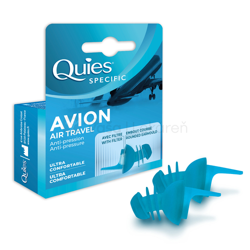Quies AVION Chrániče sluchu do lietadla
