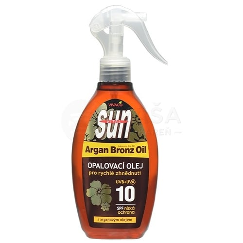 Sun Argan Bronz Oil olej na opaľovanie v spreji SPF10