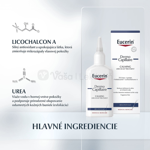 Eucerin DermoCapillaire 5% Urea Tonikum na suchú pokožku hlavy