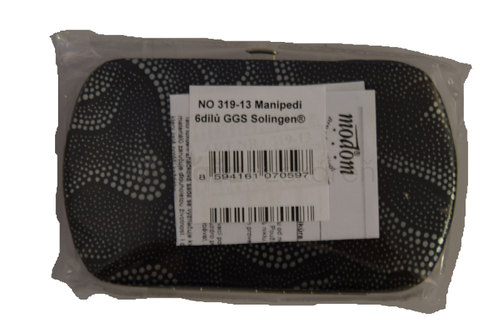 Nippes Solingen Sada na manikúru a pedikúru Čierna (6 dielov)