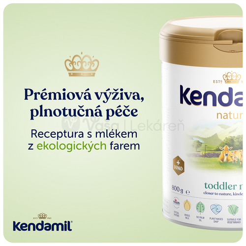 Kendamil Nature 3 HMO+ Následná dojčenská mliečna výživa (od ukončeného 10. mesiaca)