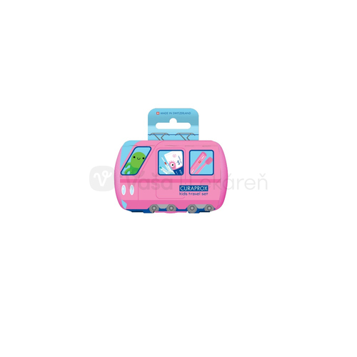 Curaprox Kids Travel set (ružový)