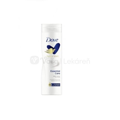 Dove Essential Care Telové mlieko na suchú pokožku