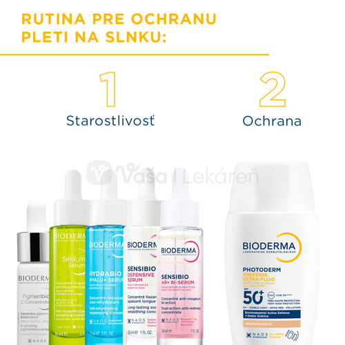 Bioderma Photoderm XDefense Ultra fluid na opaľovanie SPF 50+ (svetlý)