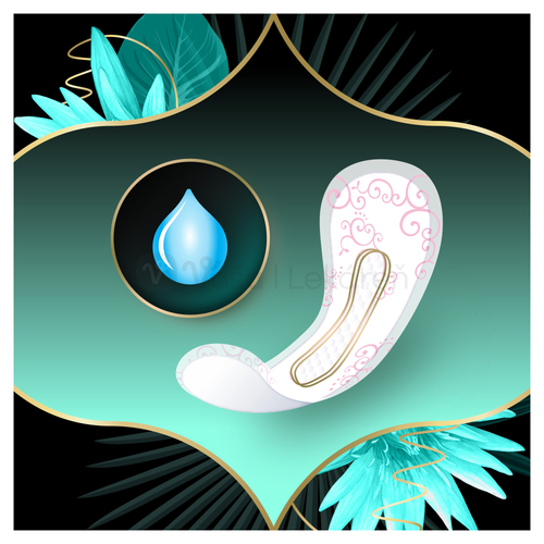 Discreet Water Lilly Plus Intímky z priedušného materiálu