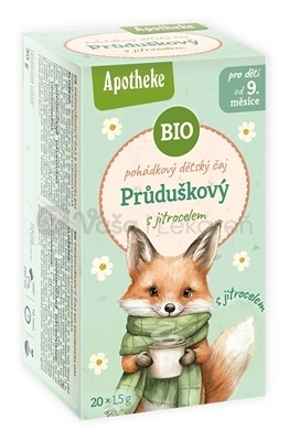 Apotheke Rozprávka BIO Bylinný čaj Prieduškový so skorocelom (od ukončeného 9. mesiaca)