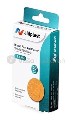 Aidplast Náplasť na rany okrúhla