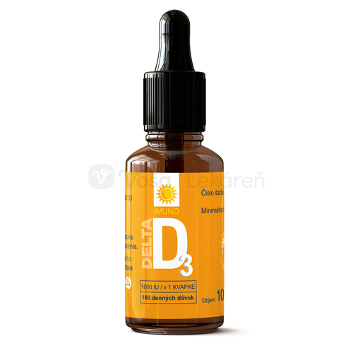 DELTA Vitamín D3 1000 IU Natural