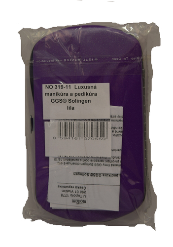 Nippes Solingen Sada na manikúru a pedikúru Fialová (6 dielov)