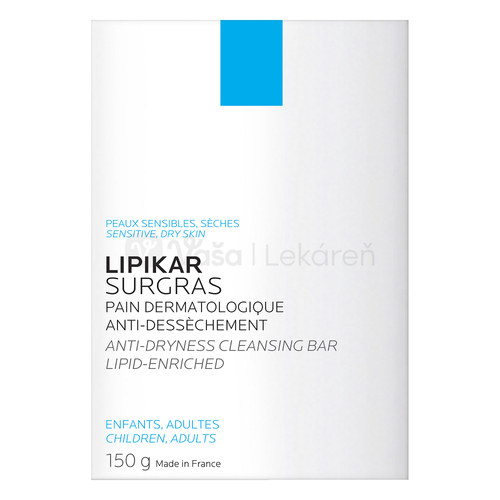 La Roche-Posay Lipikar Surgras Fyziologické mydlo obohatené o lipidy