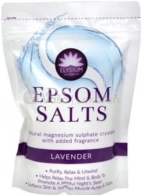 Elysium Spa Magnéziová soľ do kúpeľa Levanduľa