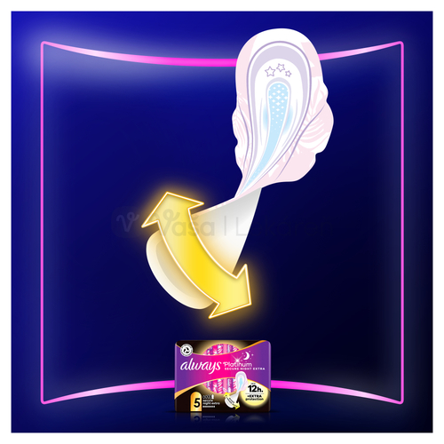 Always Platinum Super Hygienické vložky s krídelkami (veľkosť 2)