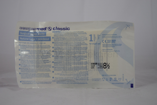 Sempermed Rukavice sterilné, latexové, púdrované, veľ. 8,5