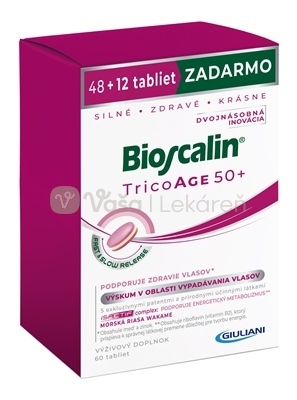 Bioscalin TricoAge 50+ Výživový doplnok na vlasy