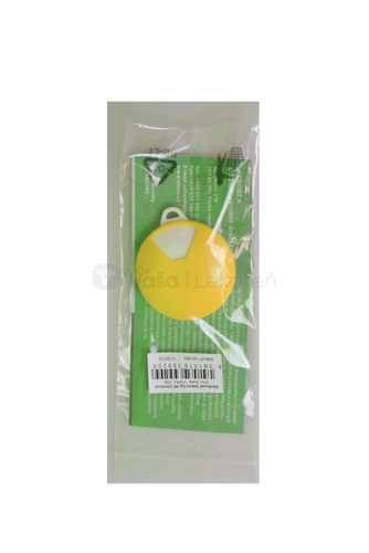 Vreckový dávkovač liekov, typ 05 (biely/žltý)