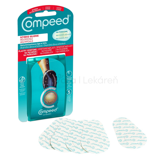 Compeed Šport Gélová náplasť na pľuzgiere na chodidlách
