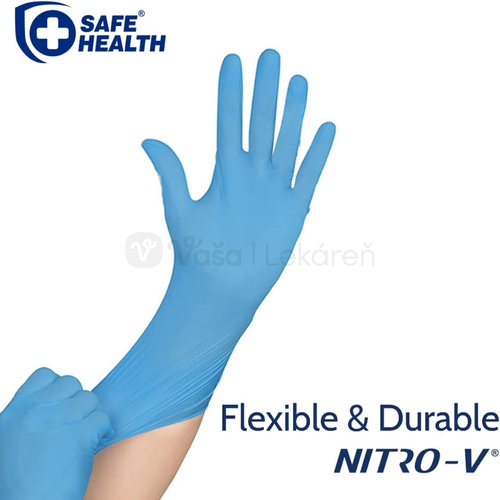 Safe Health Nitro-V Rukavice nesterilné, vinyl/nitril, nepúdrované, veľ. M