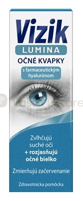 Vizik Lumina Zvlhčujúce a rozjasňujúce očné kvapky