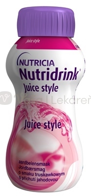 Nutridrink Juice Style Jahodová príchuť