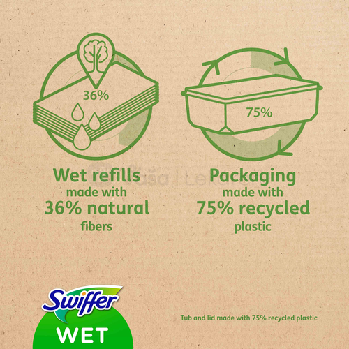 Swiffer Wet Náhradné vlhčené utierky na mop Citrus Fresh