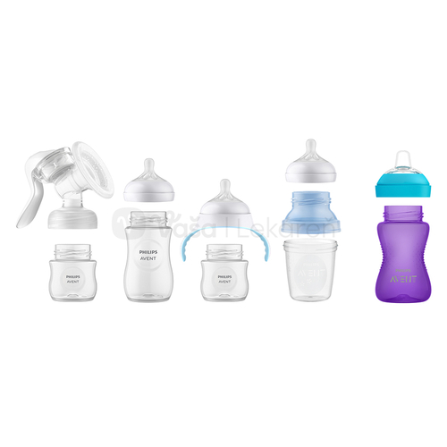 AVENT Natural Response Priehľadná fľaša s cumlíkom s ventilom AirFree (1+ mesiac)
