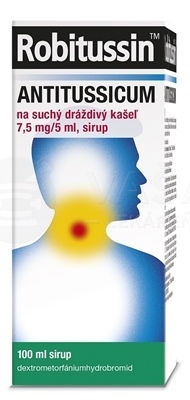 Robitussin Antitussicum Sirup na suchý dráždivý kašeľ