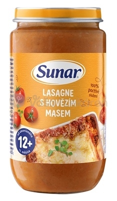 Sunar Lasagne s hovädzím mäsom (od ukončeného 12. mesiaca)