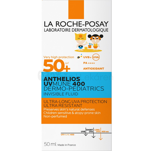 La Roche-Posay Anthelios Dermo Pediatrics Ultraľahký fluid na opaľovanie pre deti SPF50+