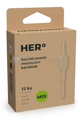 Herbadent HERo Medzizubná kefka kombinovaná Mix veľkostí