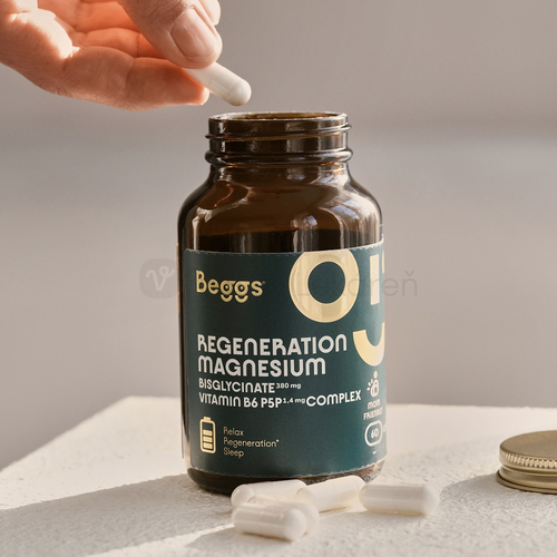 Beggs Magnesium 380 mg + P5P Complex 1,4 mg (horčík s vitamínom B6)
