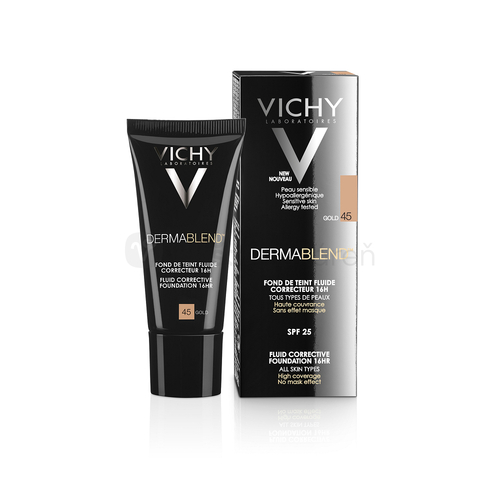 Vichy Dermablend Fluidný korekčný make-up (odtieň 45-Gold)